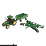 Ertl John Deere 6410 Tractor With Barge Wagon And Disk 132 Scale  B0009FIMP6